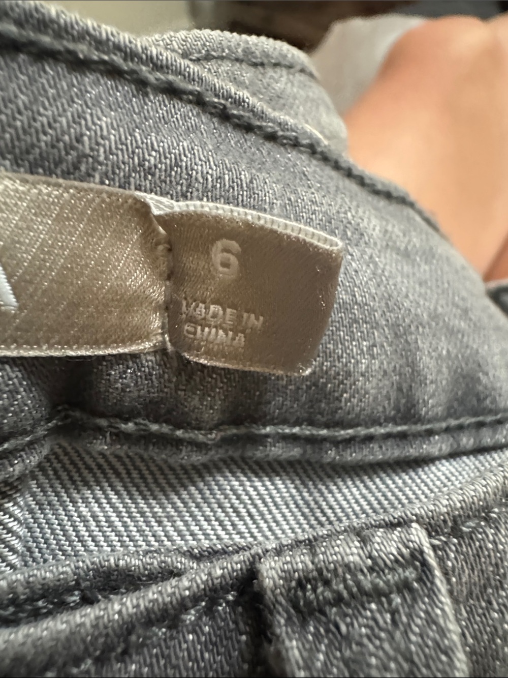 Athleta Sculptek Mid-Rise Skinny Jeans Gray Wash Size 6 - Picture 7 of 10